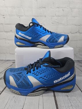 BABOLAT Men’s Blue Tennis Shoes 30S1206 US Size 6.5 Kompressor ERGO-MOTION K